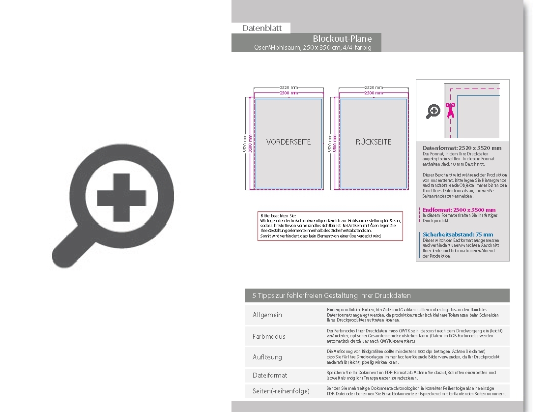 Product Bild hochwertige_blockout-plane_250_x_350_cm__4_4-farbig_bedruckt__hohlsaum_links_und_rechts_(durchmesser_hohlsaum_6_0_cm)